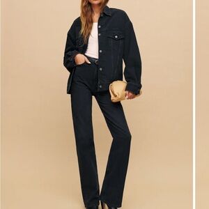 NWOT Reformation Black High Rise Women Jeans
